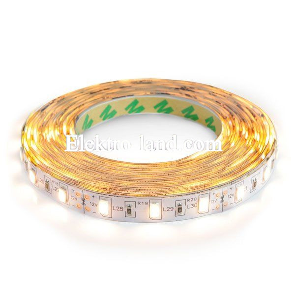 Светодиодная лента  теплый белый цвет B-LED 5630-60 WW негерметичная, 1м
